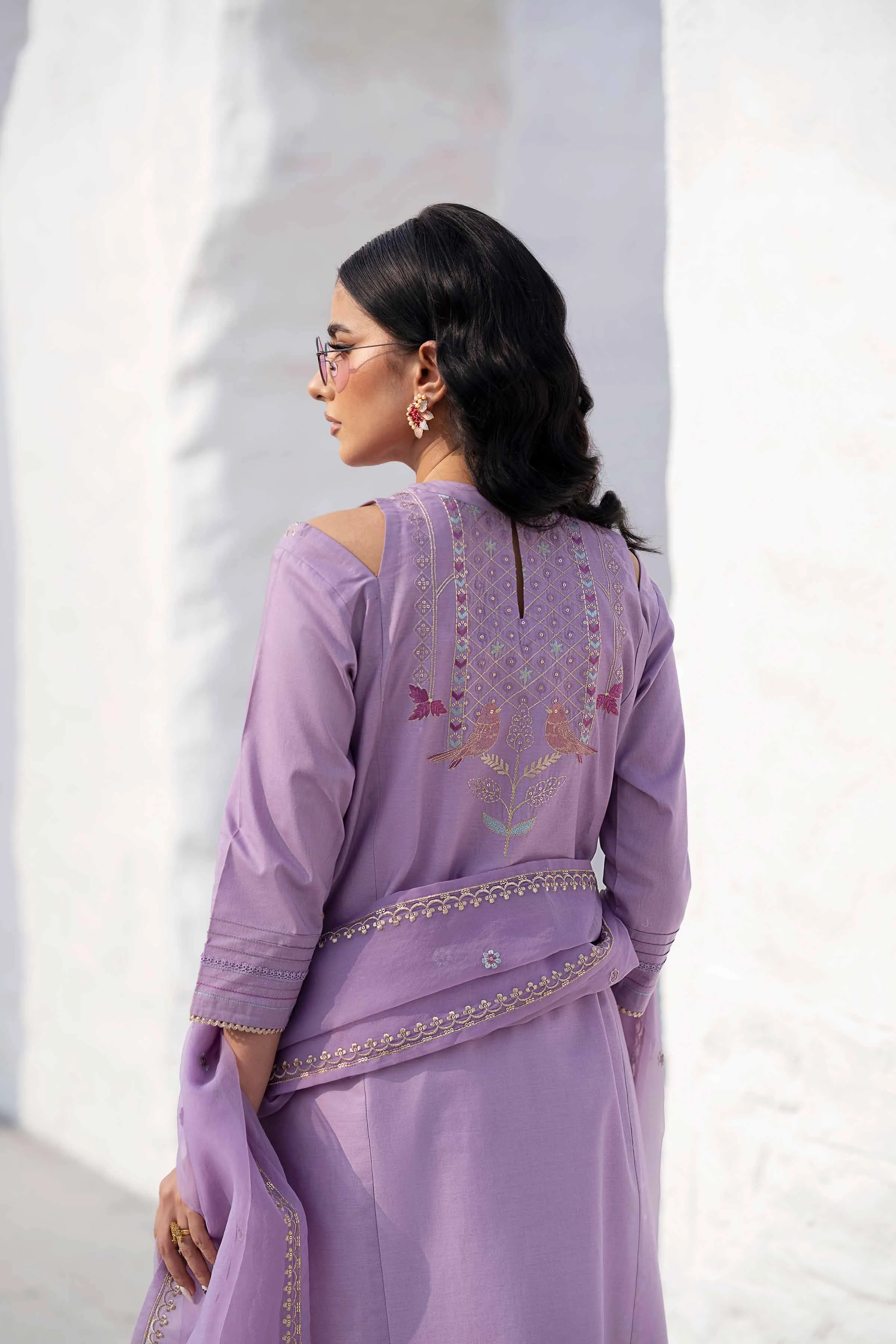 2 Piece - Embroidered Suit - KFS25-04