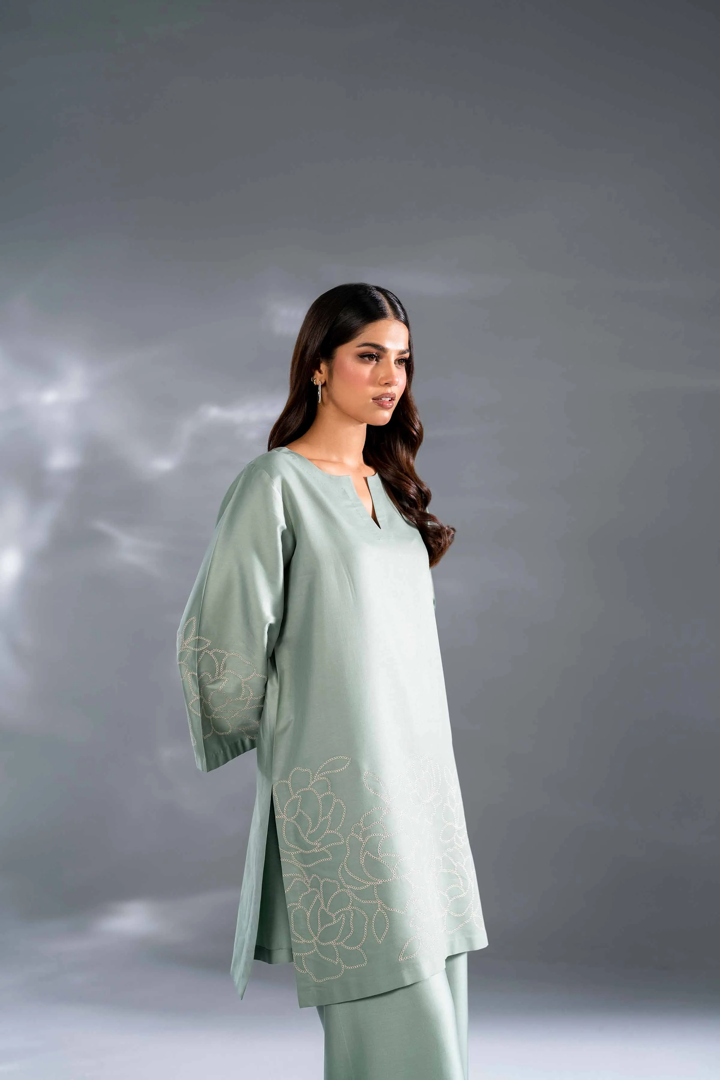 2 Piece - Embroidered Suit - KFW24-112