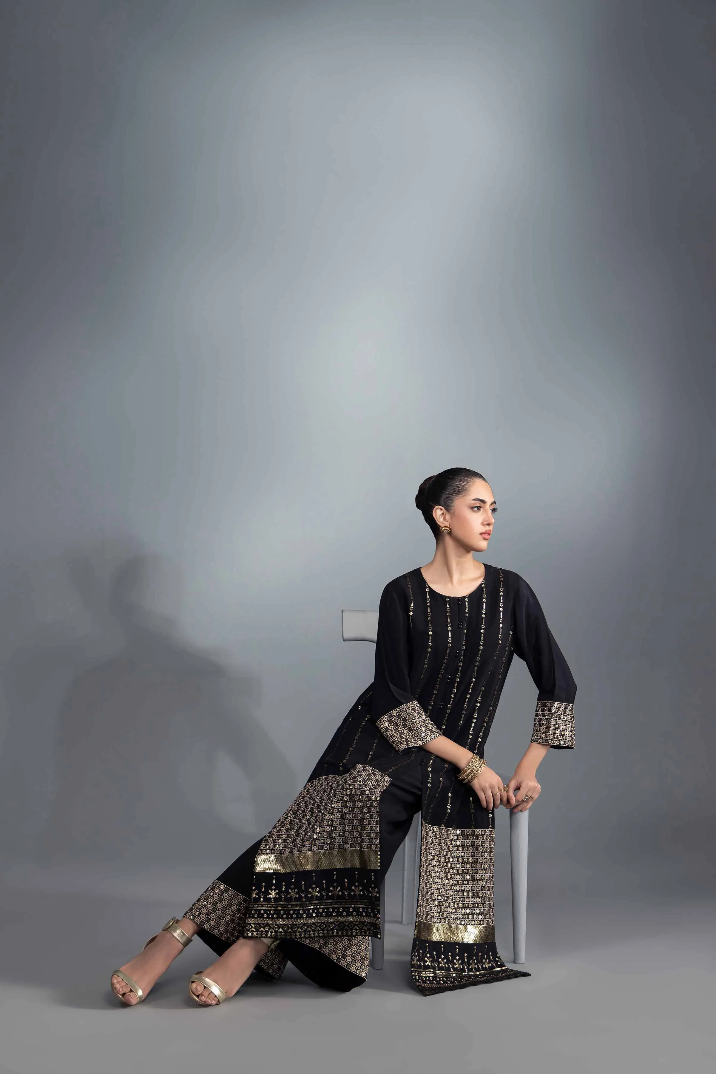 2 Piece - Embroidered Suit - KFW24-62
