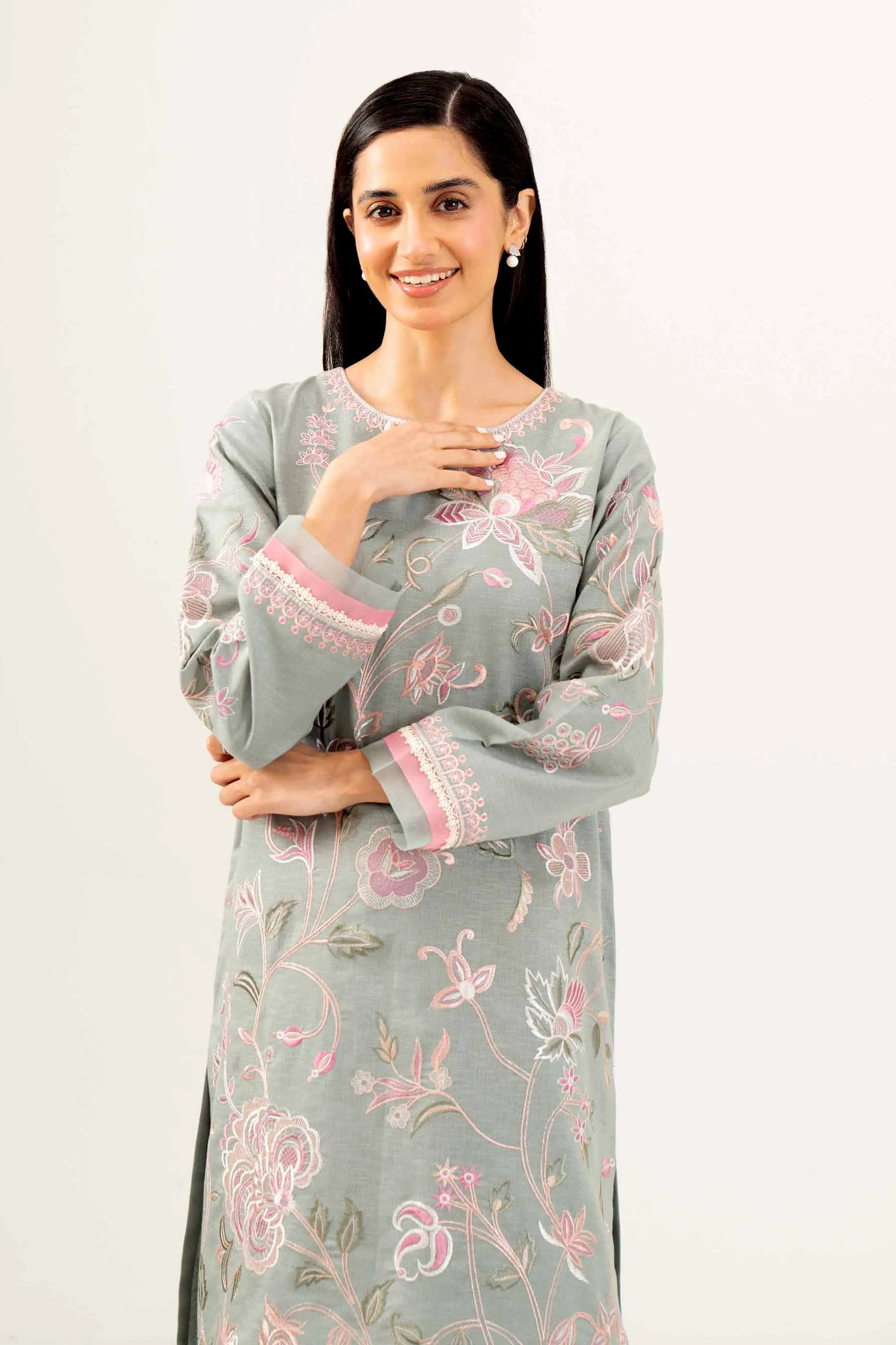 2 Piece - Embroidered Suit - PW24-108