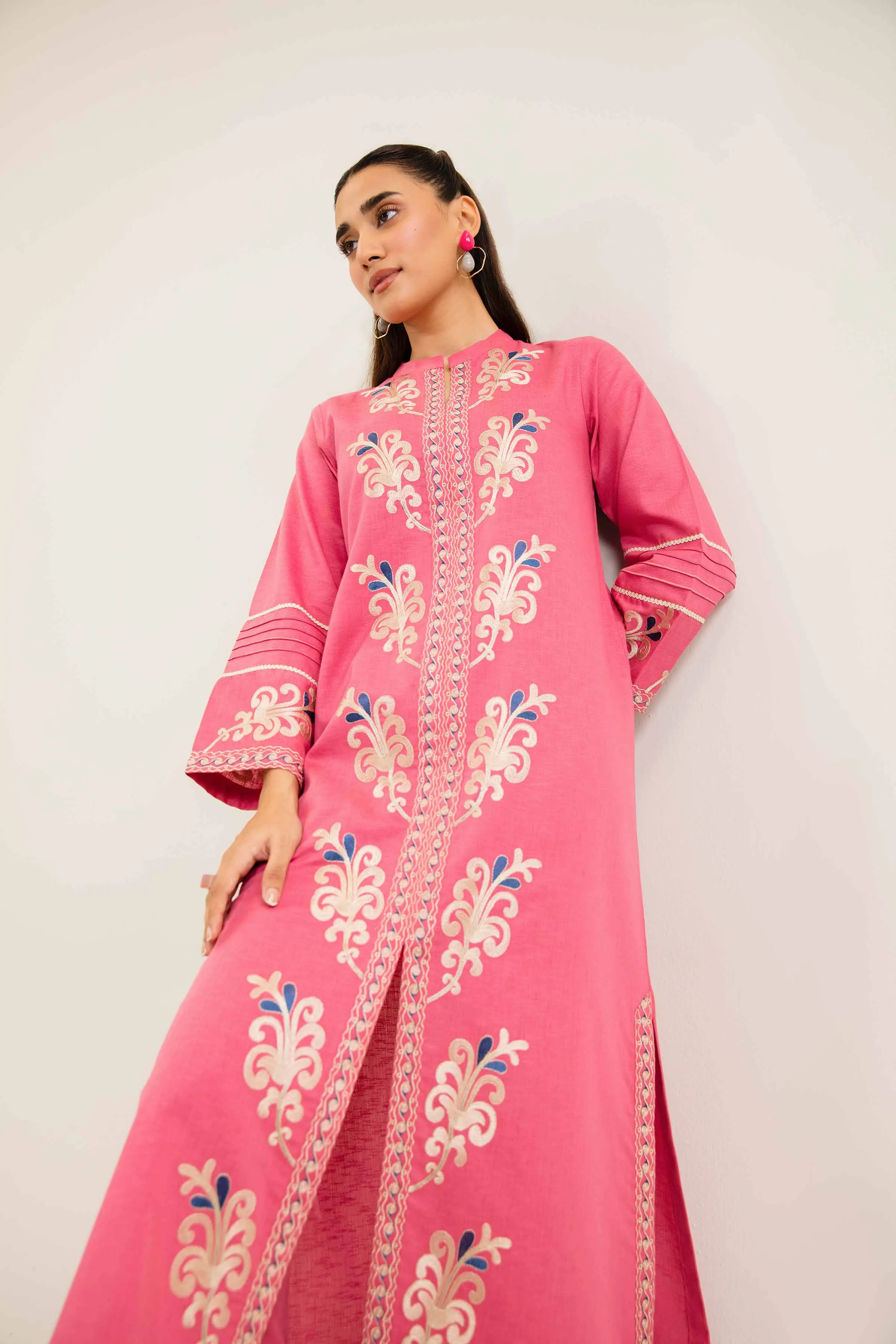 2 Piece - Embroidered Suit - PW24-116