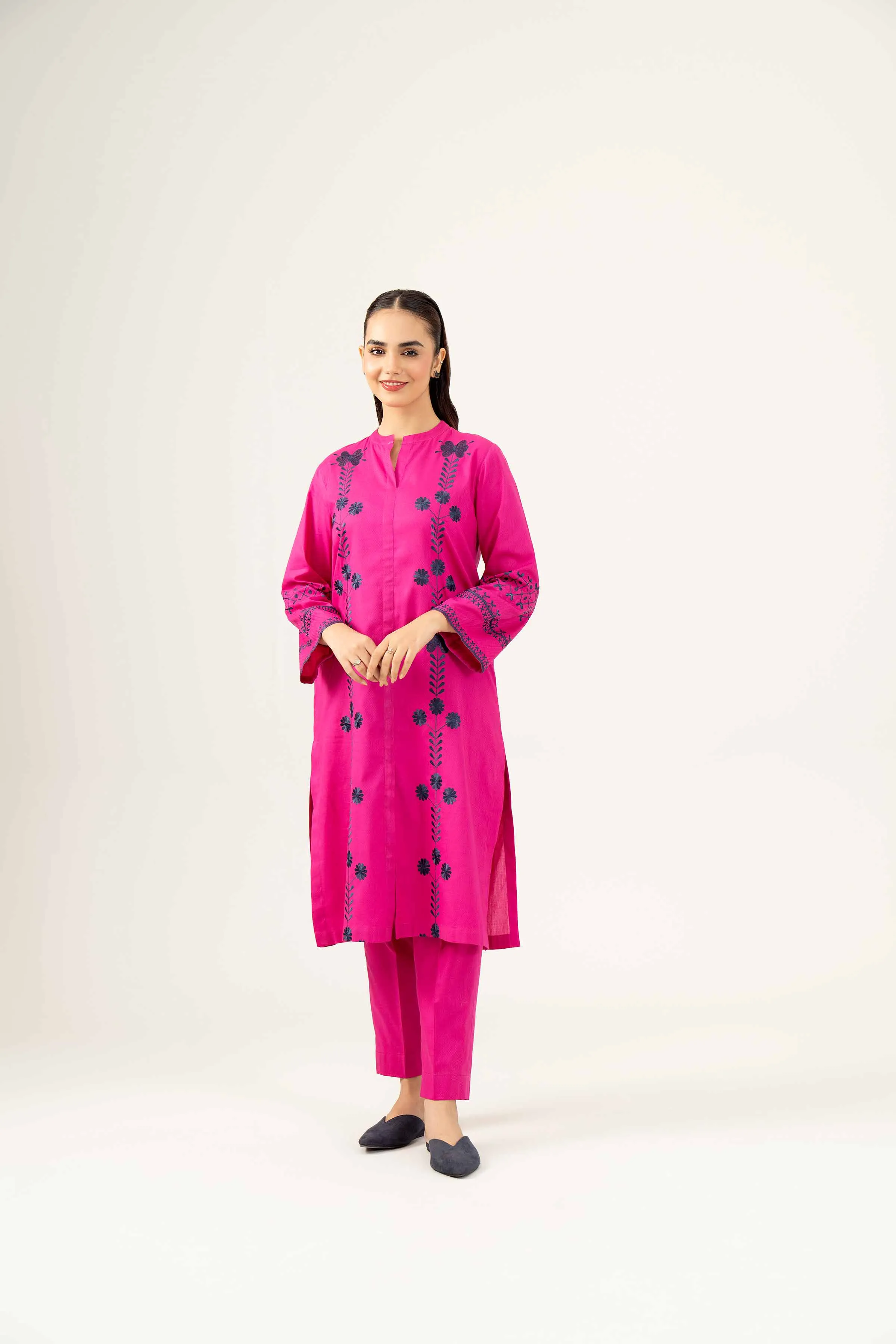 2 Piece - Embroidered Suit - PW24-301
