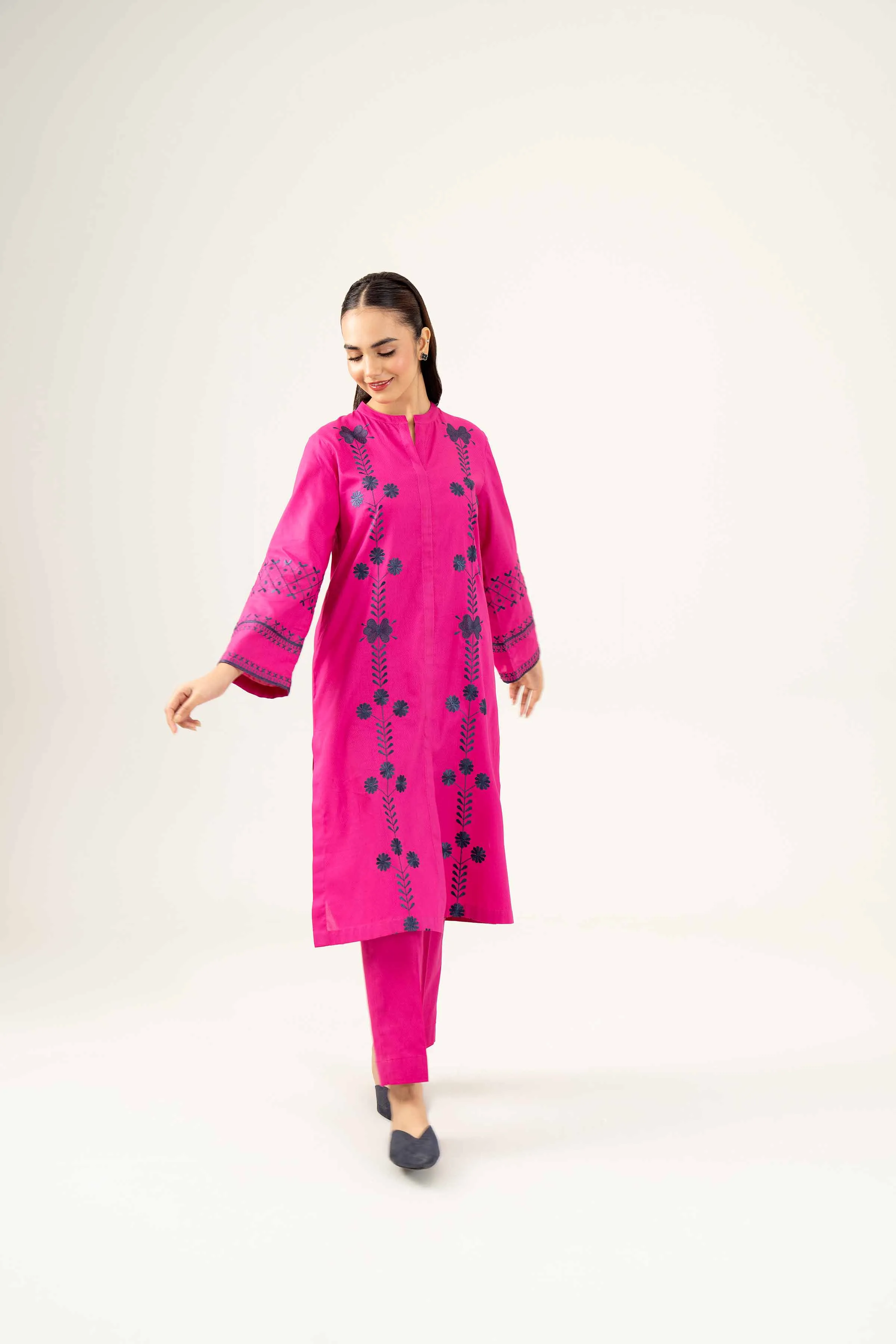 2 Piece - Embroidered Suit - PW24-301