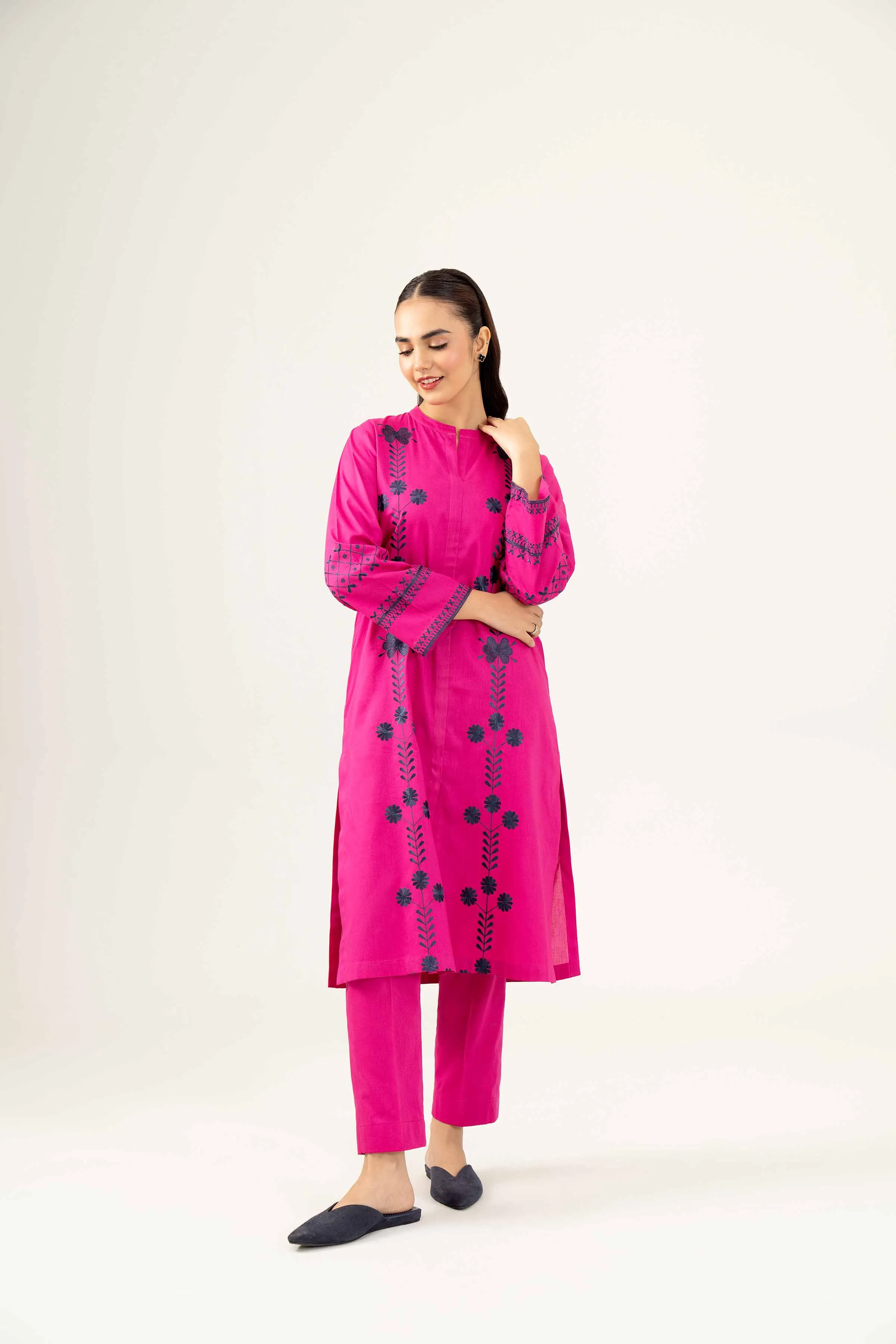 2 Piece - Embroidered Suit - PW24-301