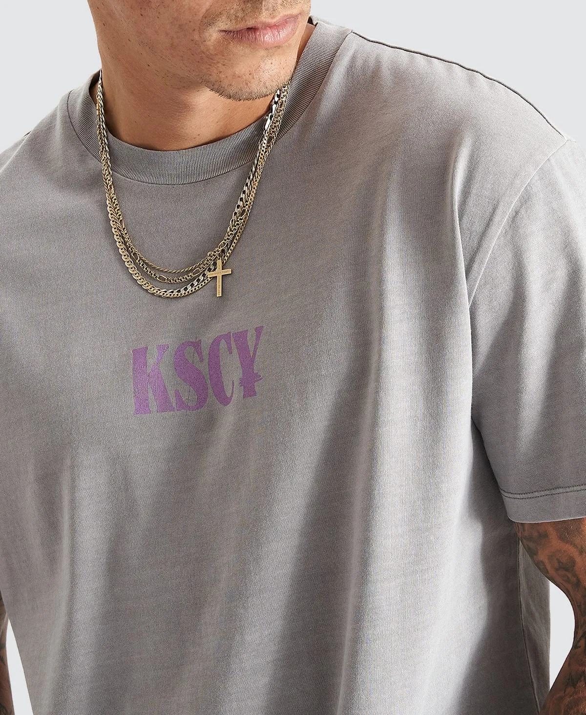 Anahem Relaxed Tee Pigment Frost Grey