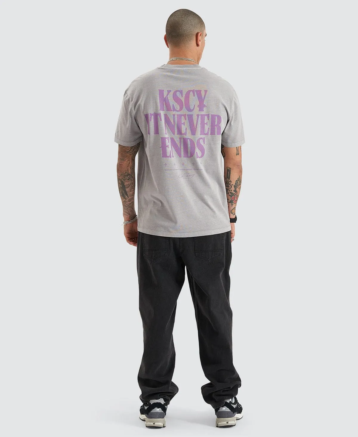 Anahem Relaxed Tee Pigment Frost Grey