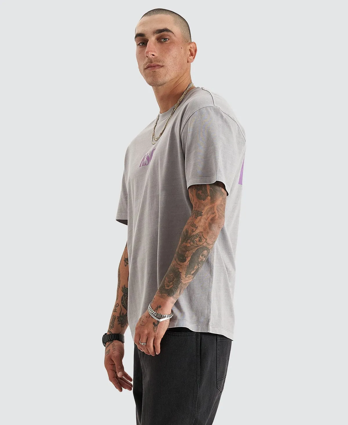 Anahem Relaxed Tee Pigment Frost Grey