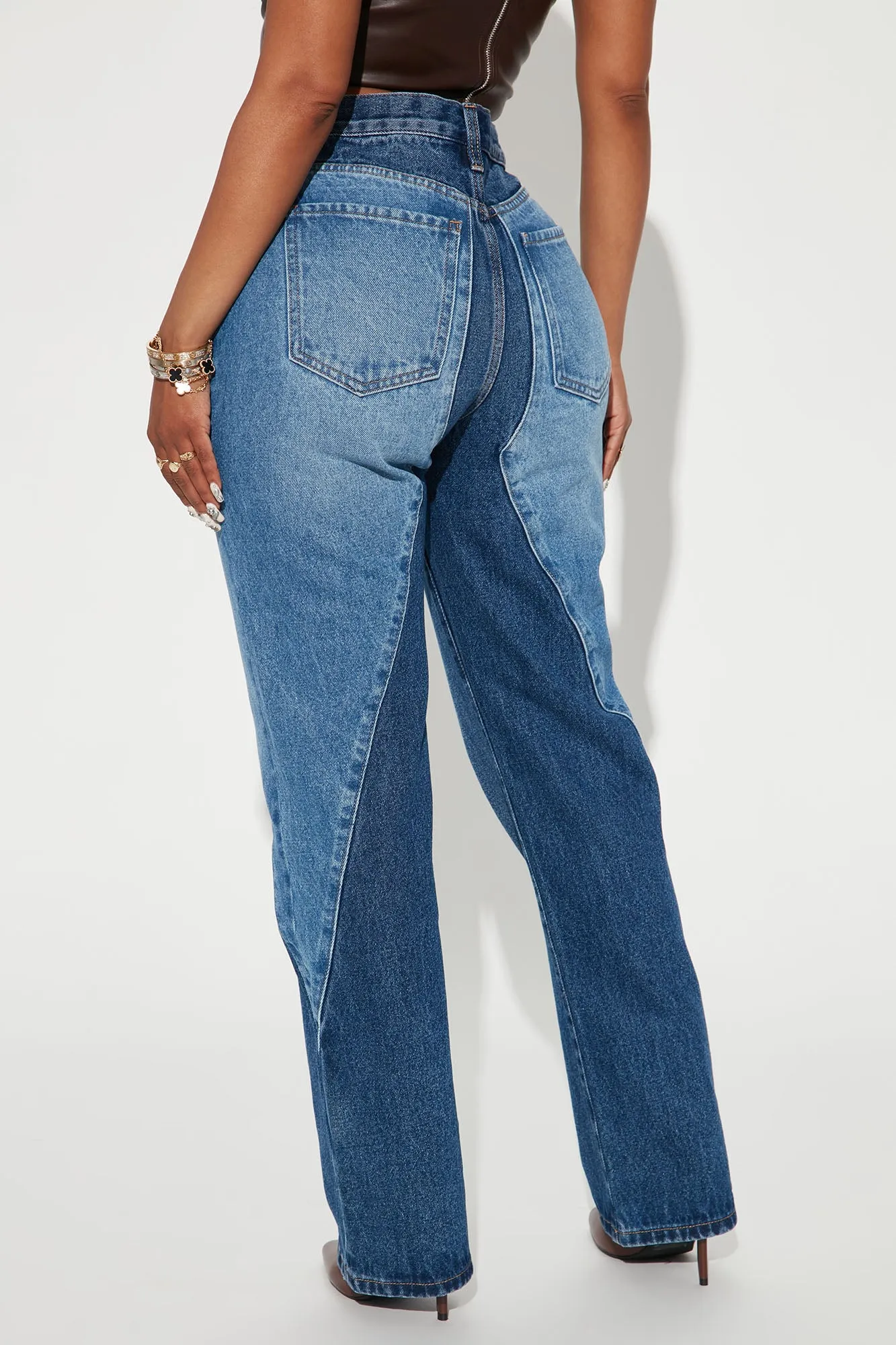 Any Way You Like It Straight Leg Jeans - Blue/combo