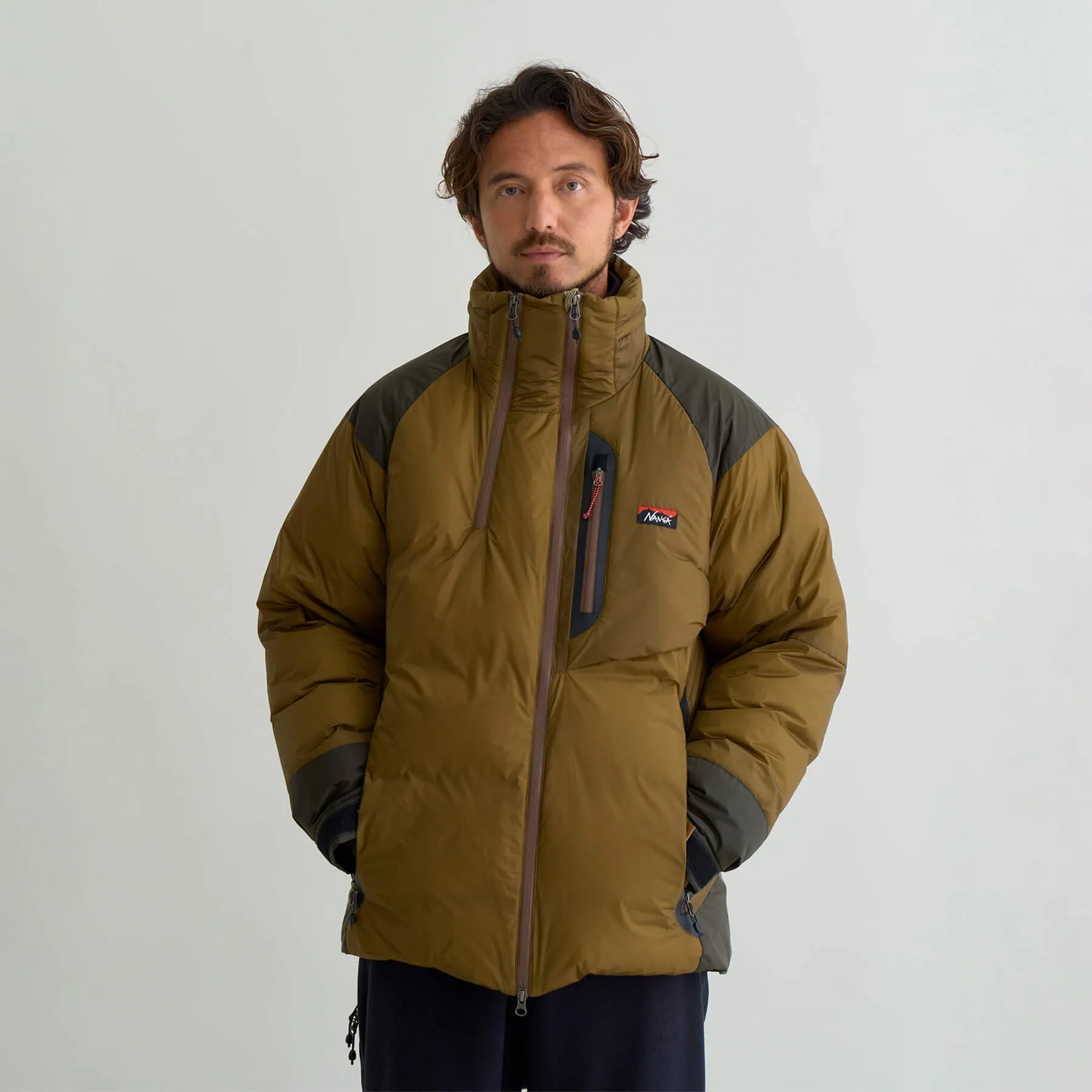 AURORA TEX LIGHT STAND COLLAR DOWN JACKET MIKAMI(MEN)
