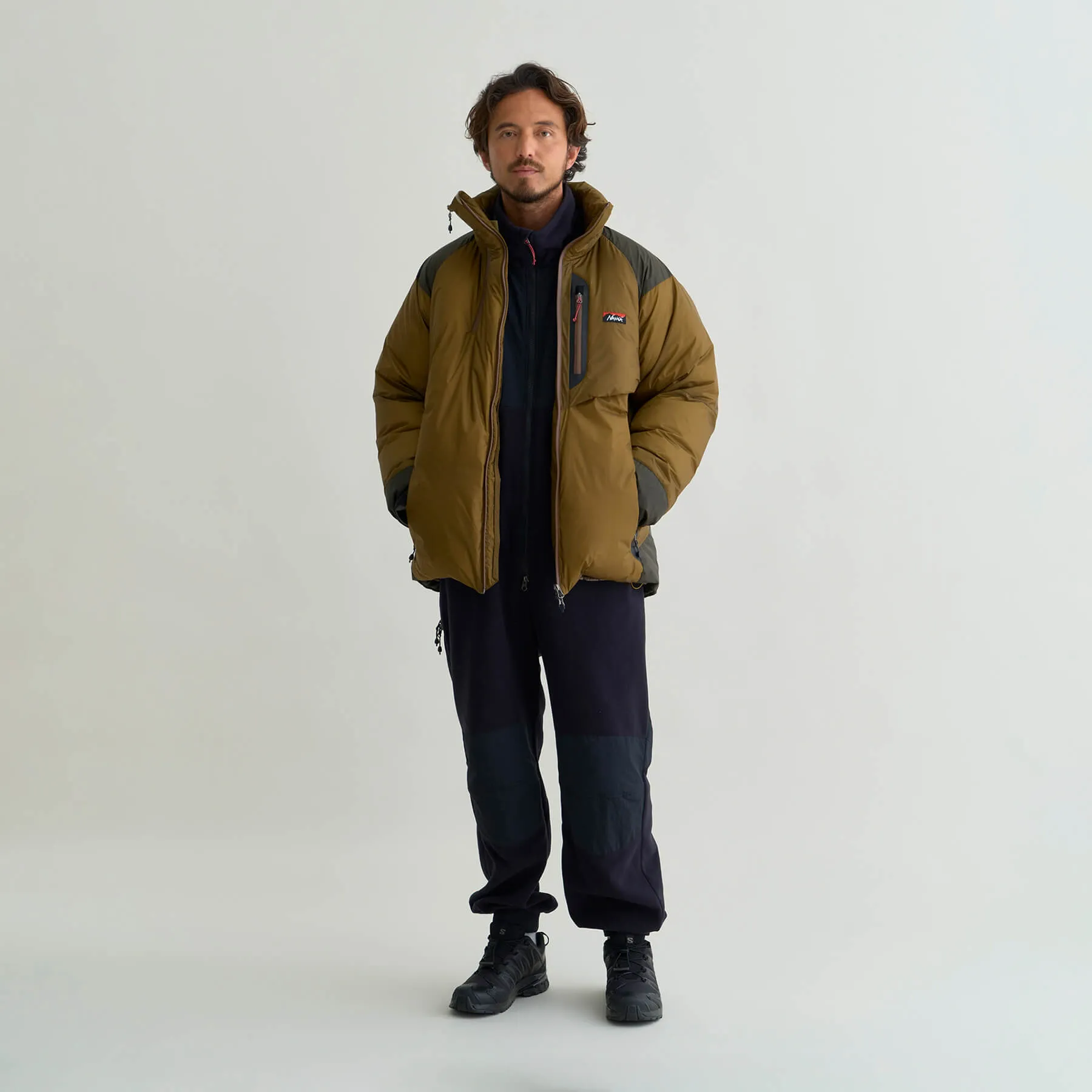 AURORA TEX LIGHT STAND COLLAR DOWN JACKET MIKAMI(MEN)