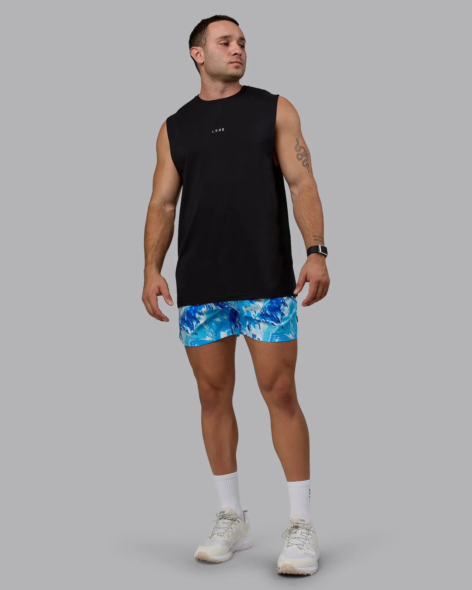 Daily 5" Swim Shorts - React Blue-Cockatoo