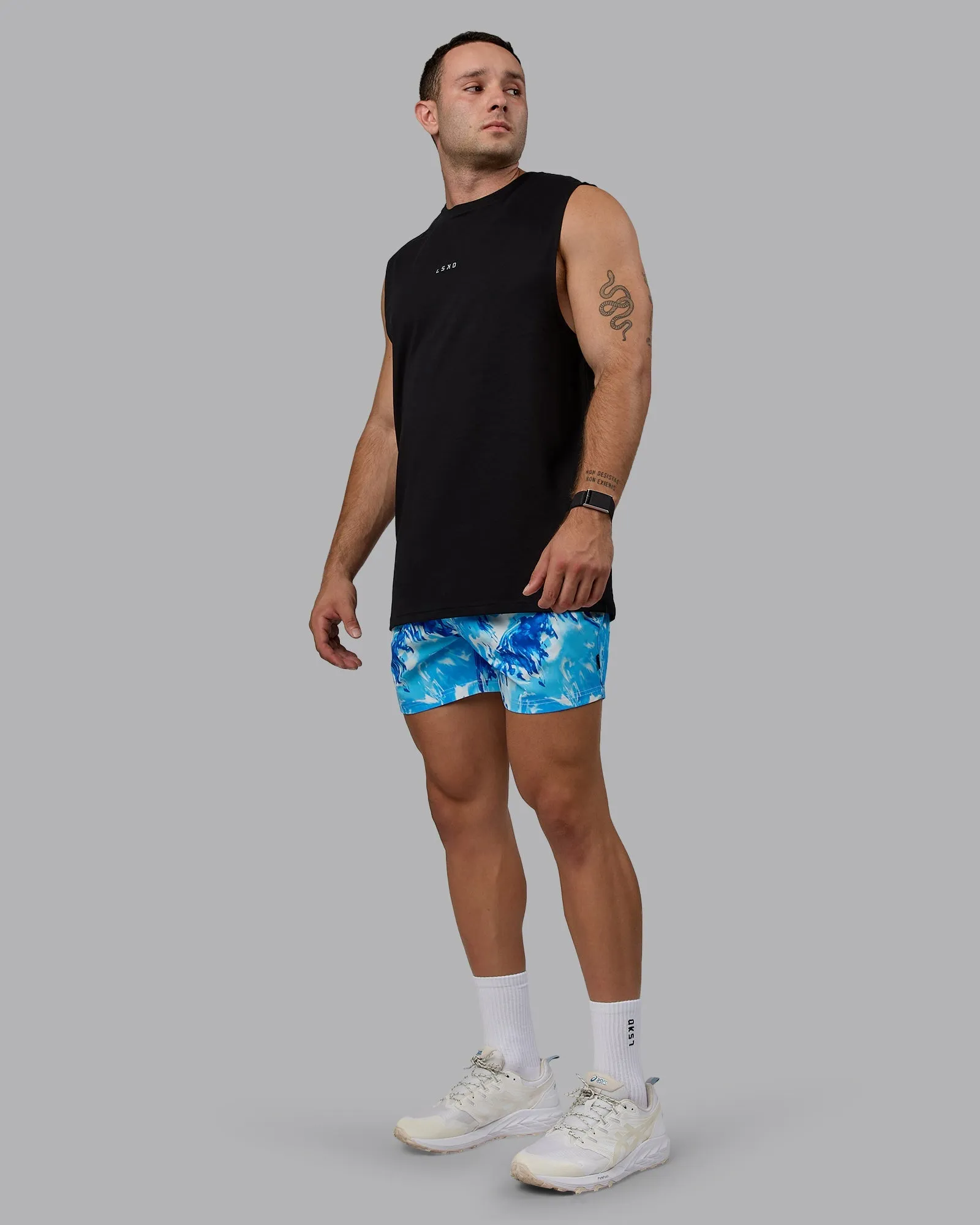 Daily 5" Swim Shorts - React Blue-Cockatoo
