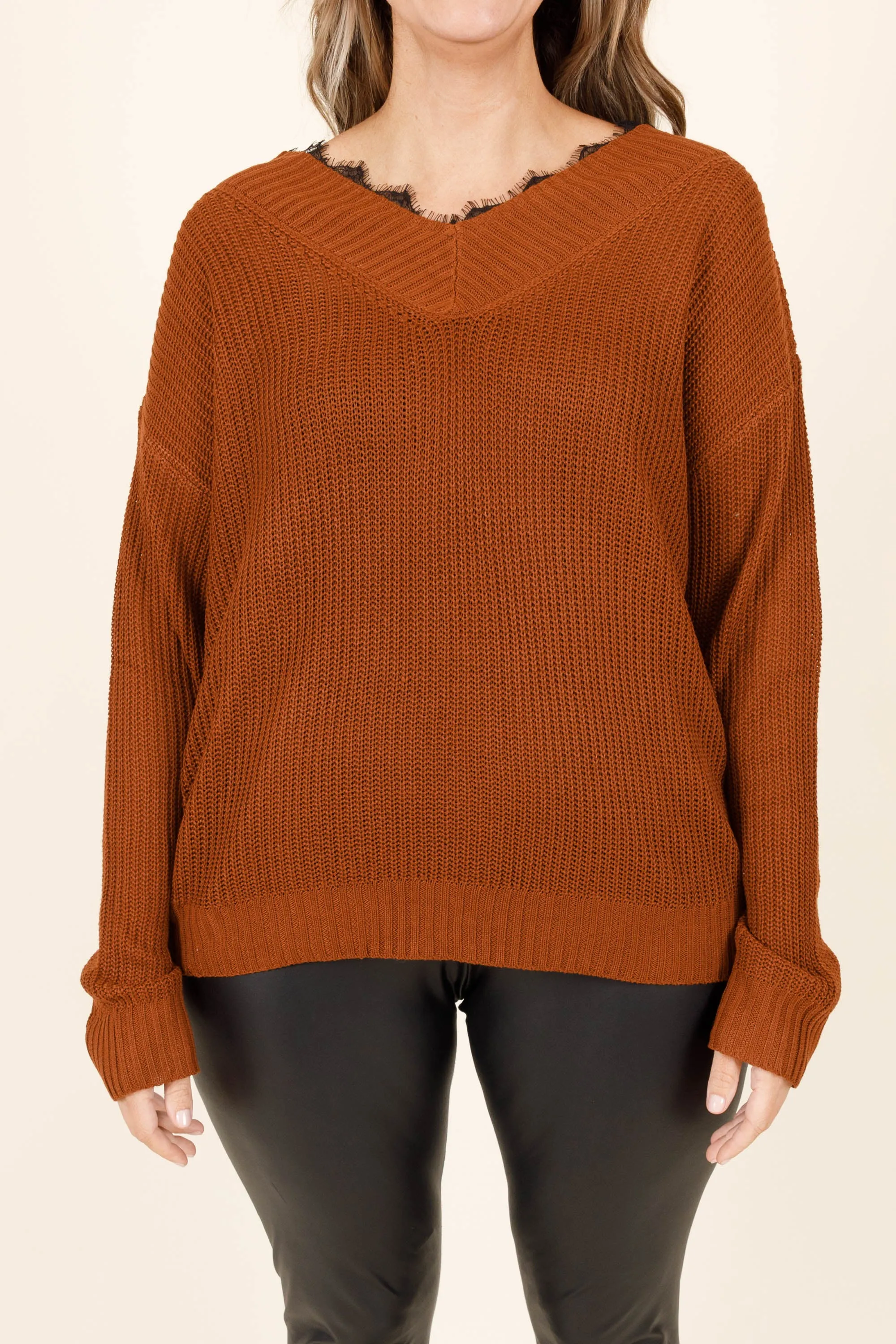 Final Goodbye Sweater, Chestnut