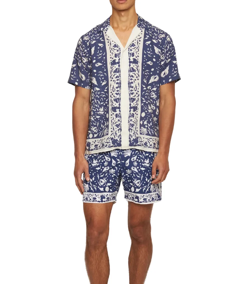 Maitan Cowry Shirt in River Blue