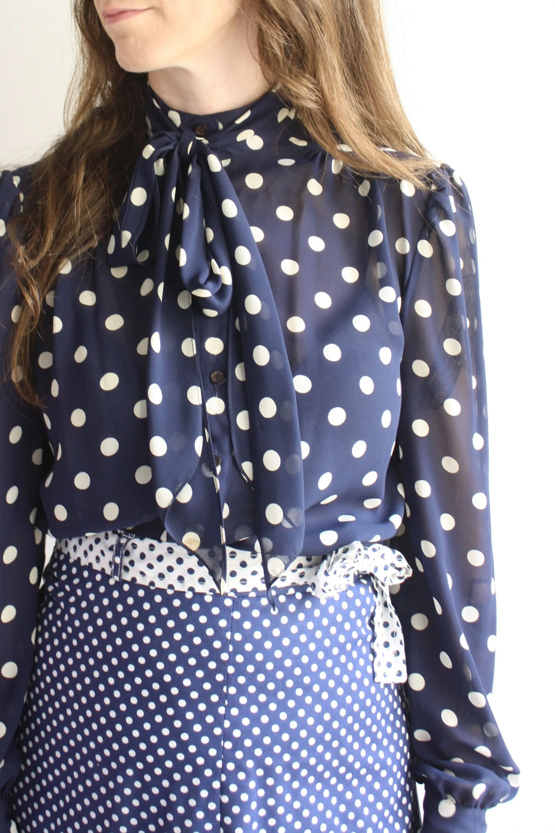 Mixed Polka Dot Skirt