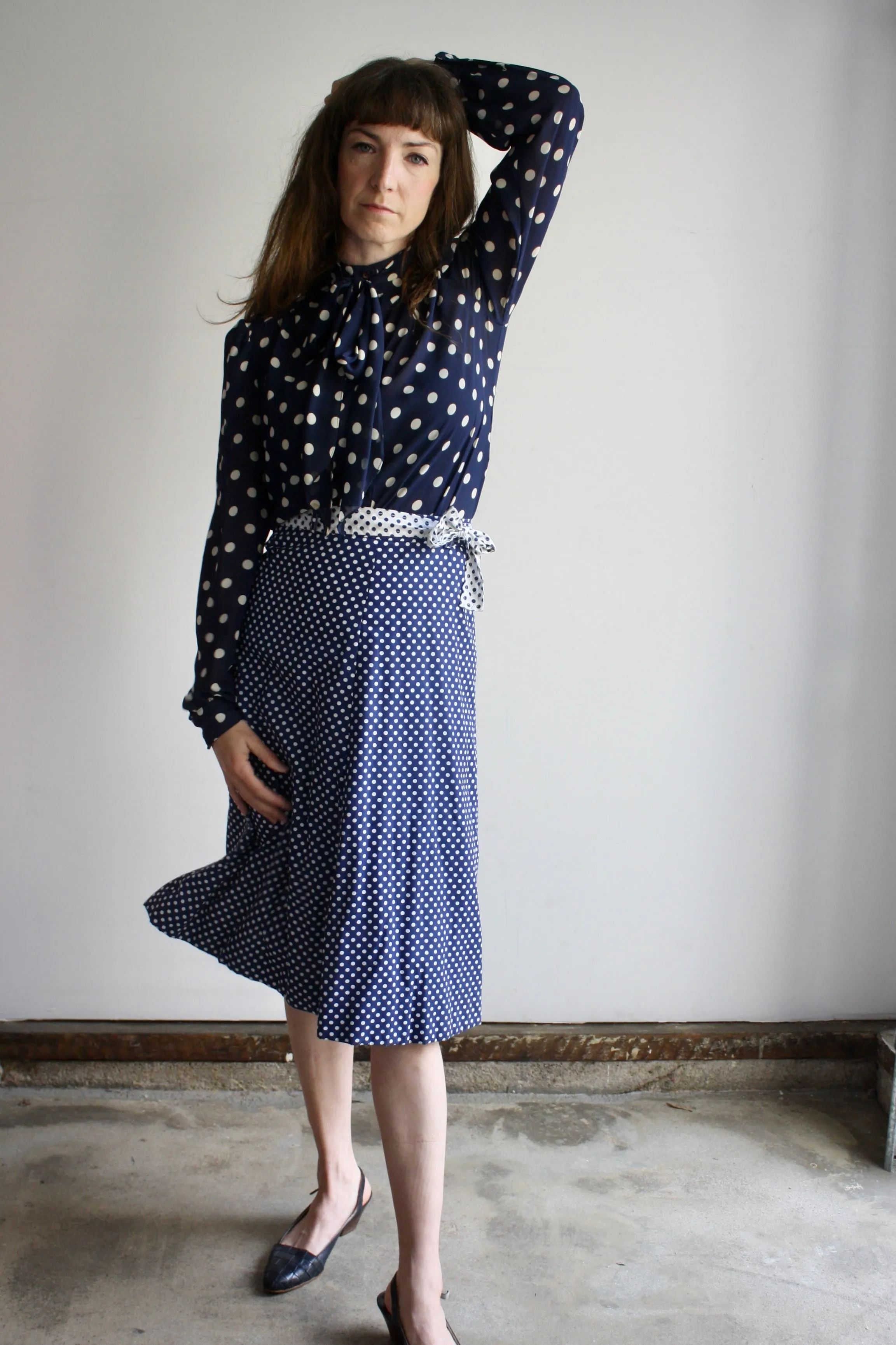 Mixed Polka Dot Skirt