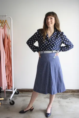 Mixed Polka Dot Skirt