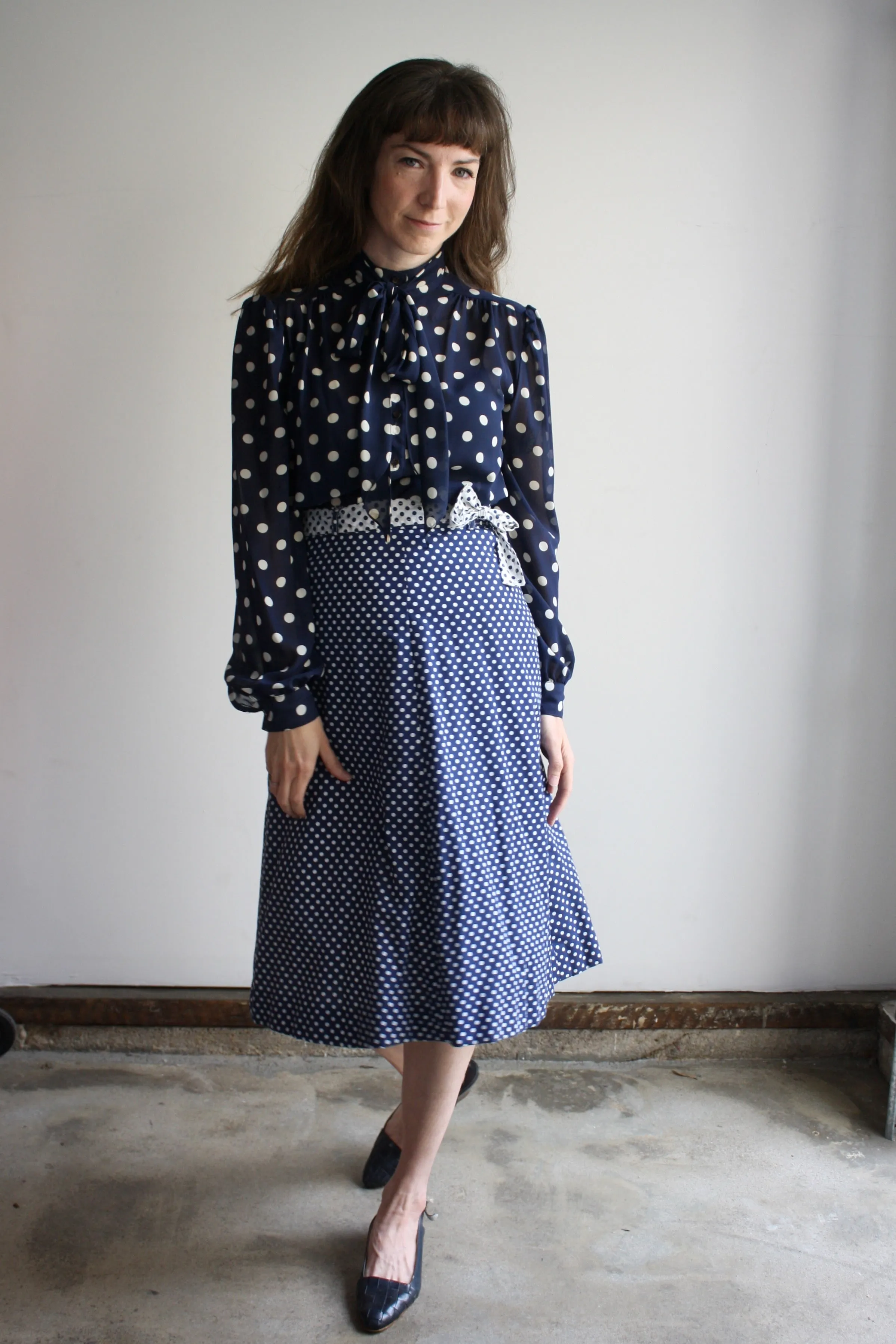 Mixed Polka Dot Skirt