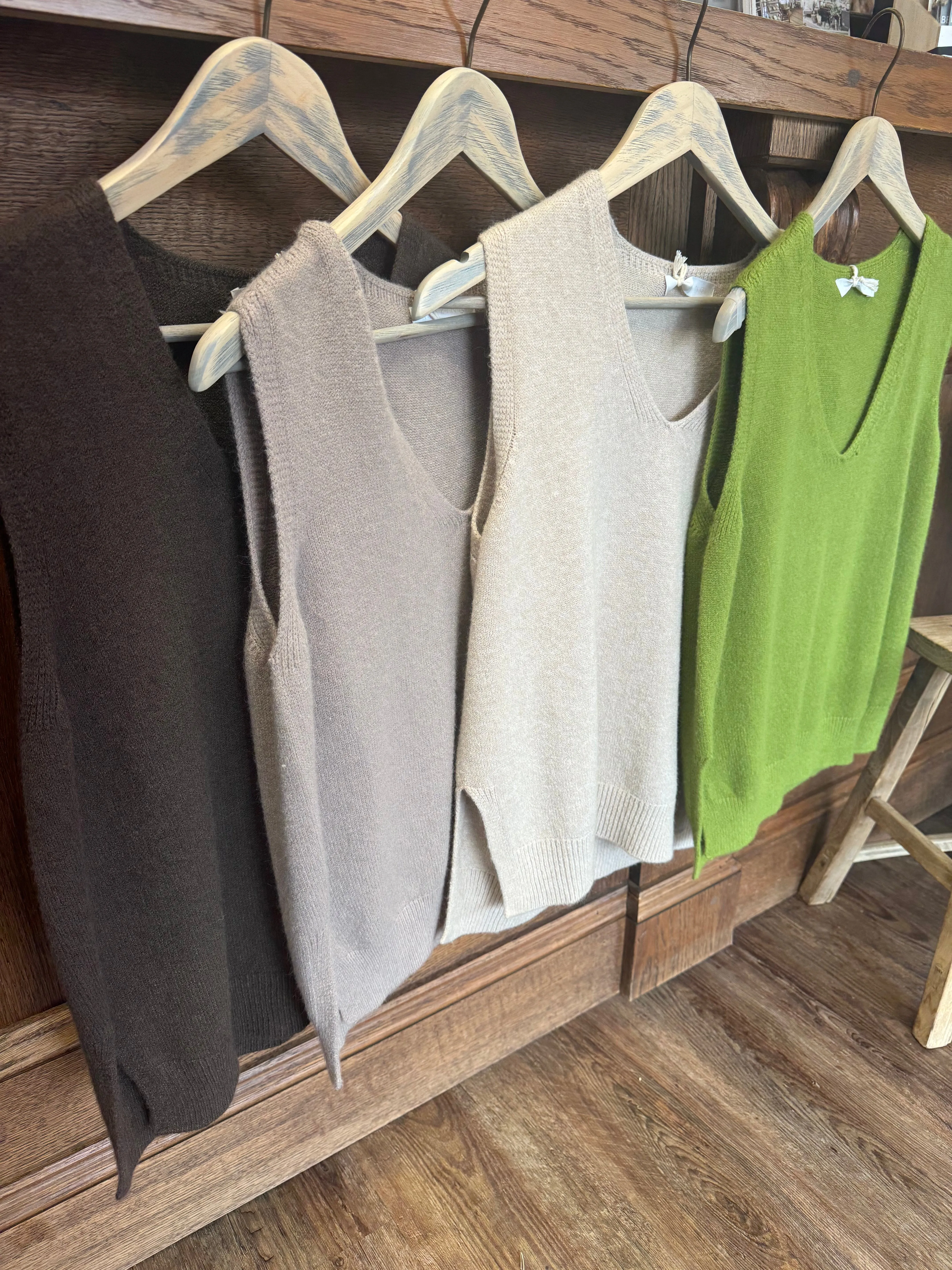 Pixie V Neck Tank - 5 Colours