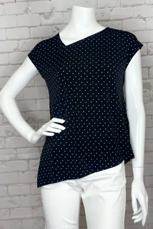SLANT TOP BLACK WITH DOTS