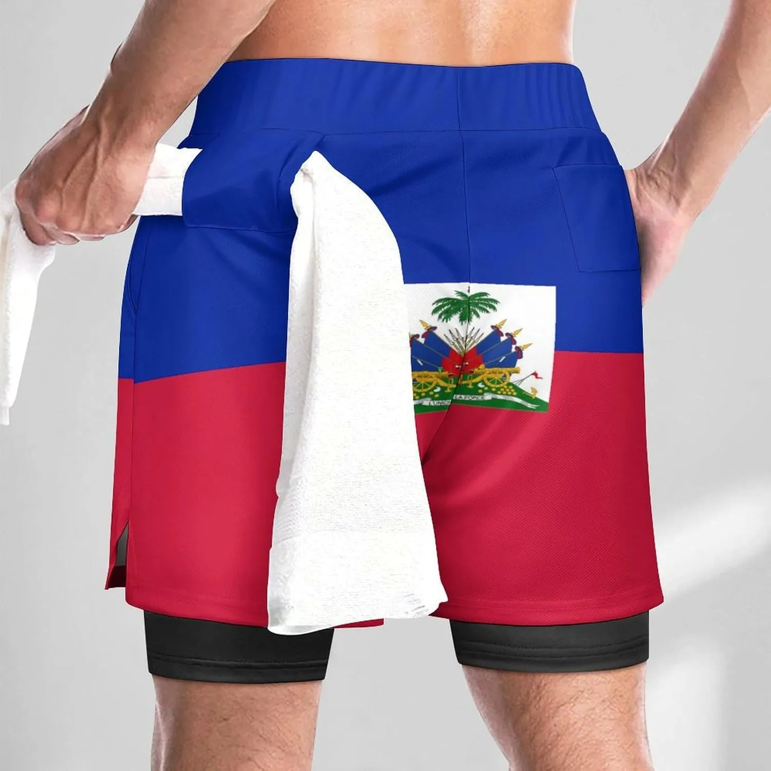 TAIZIYEAH Sports Beach Pants Honduras Flag Men's Swim Trunks Quick Dry Hawaii Beach Shorts Summer Boardshorts with Pockets