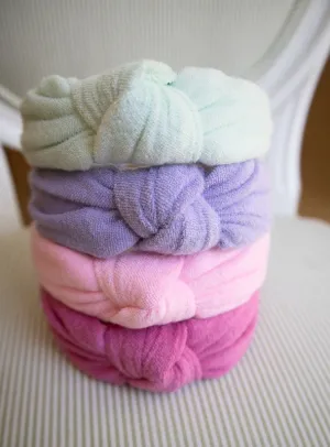 TERRYCLOTH KNOTTED HEADBAND