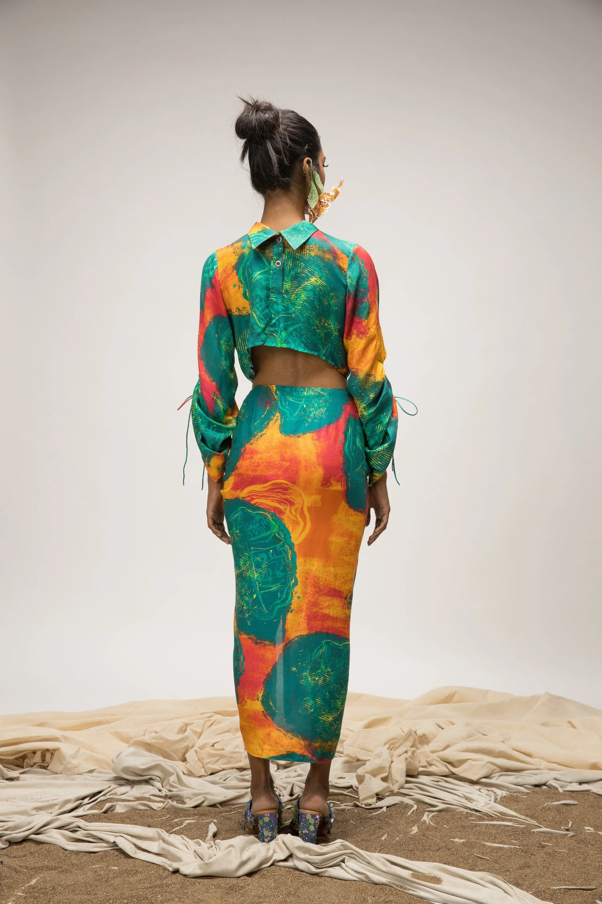 Tosh Ruched Co-ord Set
